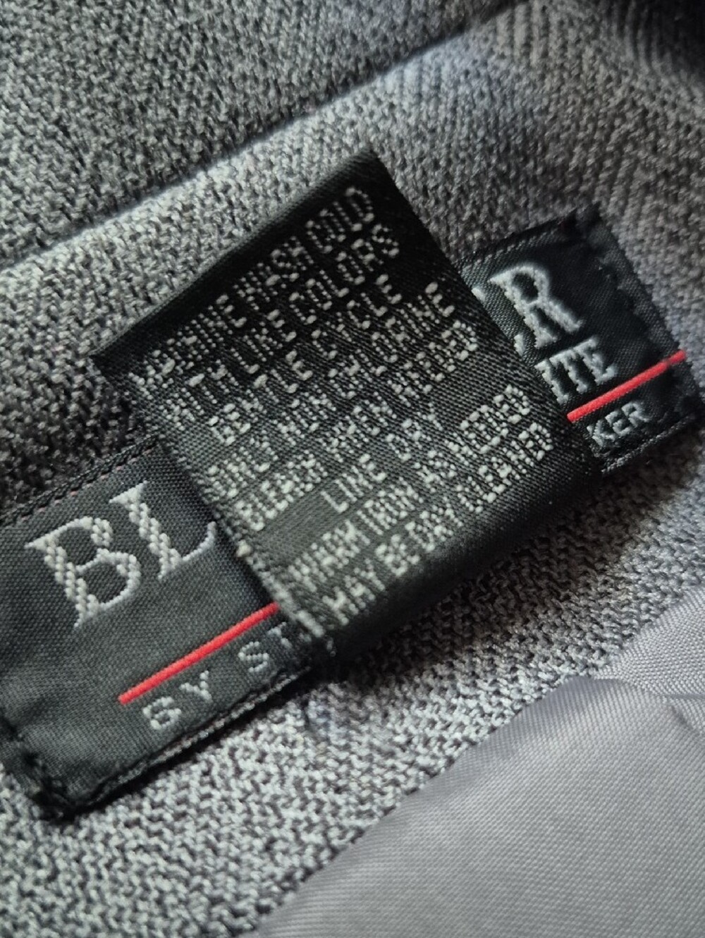 Blacker Petites by Stanley Blacker Ladies Gray Double Breasted Luxe Blazer - Picture 8 of 9